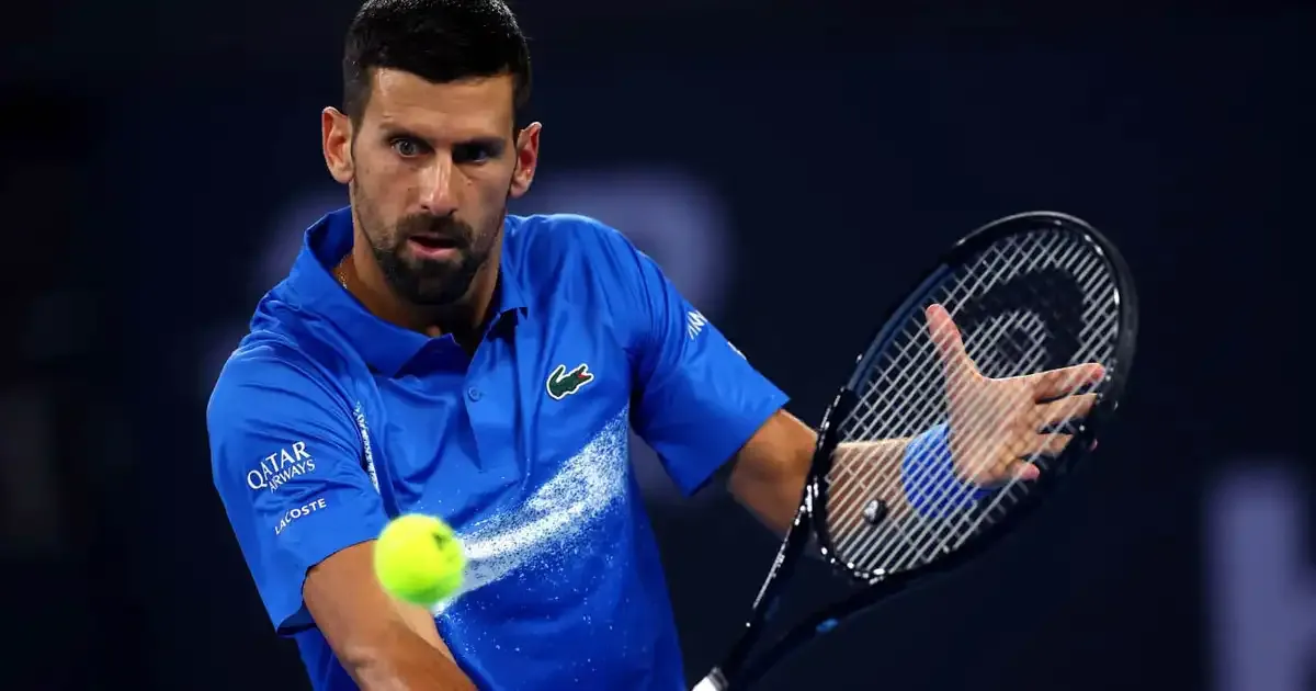 novak djokovic reaches quarter final of brisbane international after defeating gael monfils in straight sets