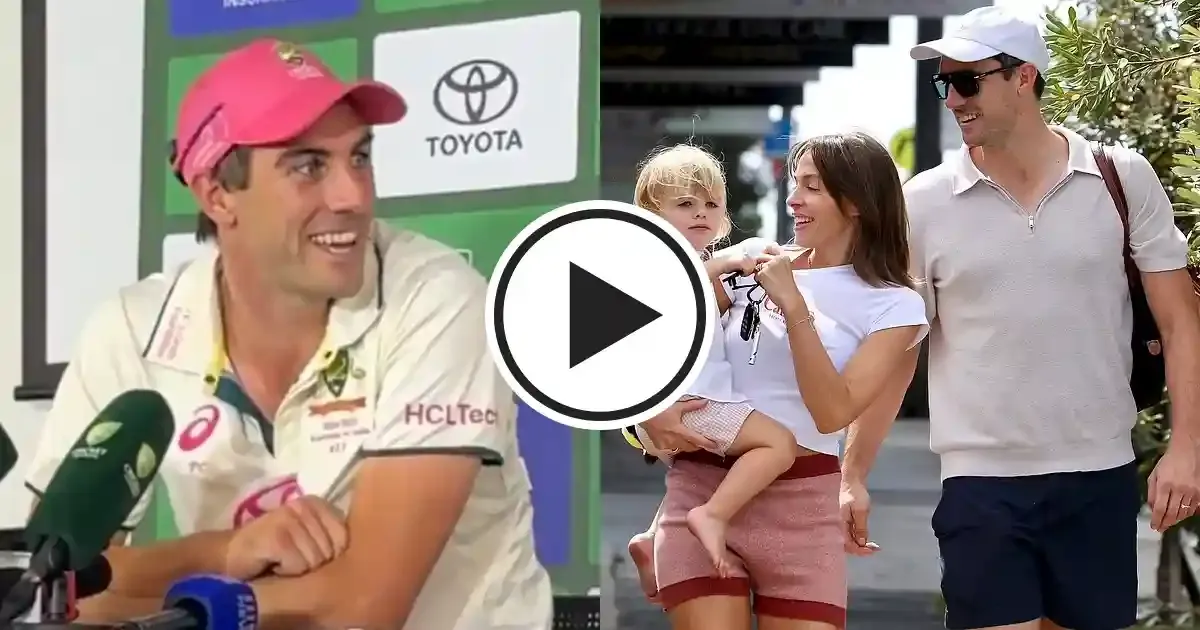 pat cummins son albie grabs spotlight adorably interrupts father s post match press conference in sydney sportstiger