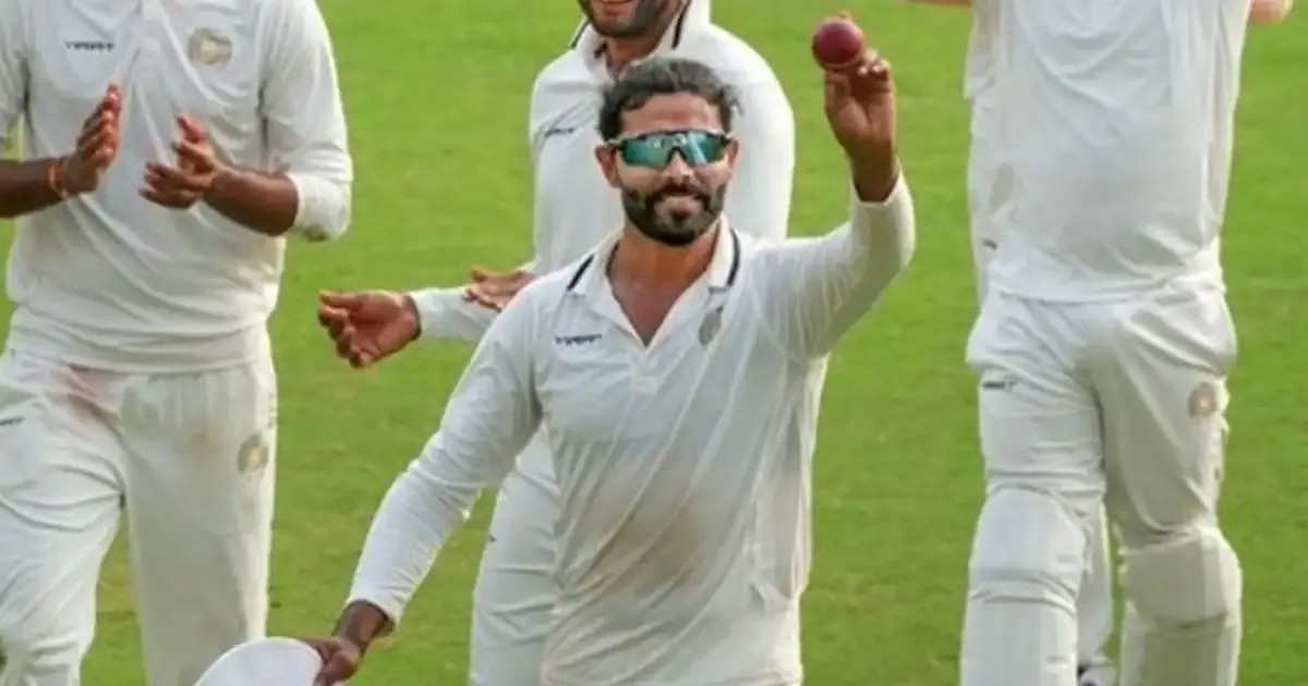 ravindra jadeja takes 5 fer as saurashtra bowl delhi out for 188 runs in ranji trophy clash