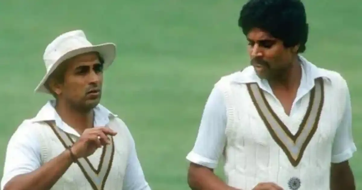sunil gavaskar and kapil dev