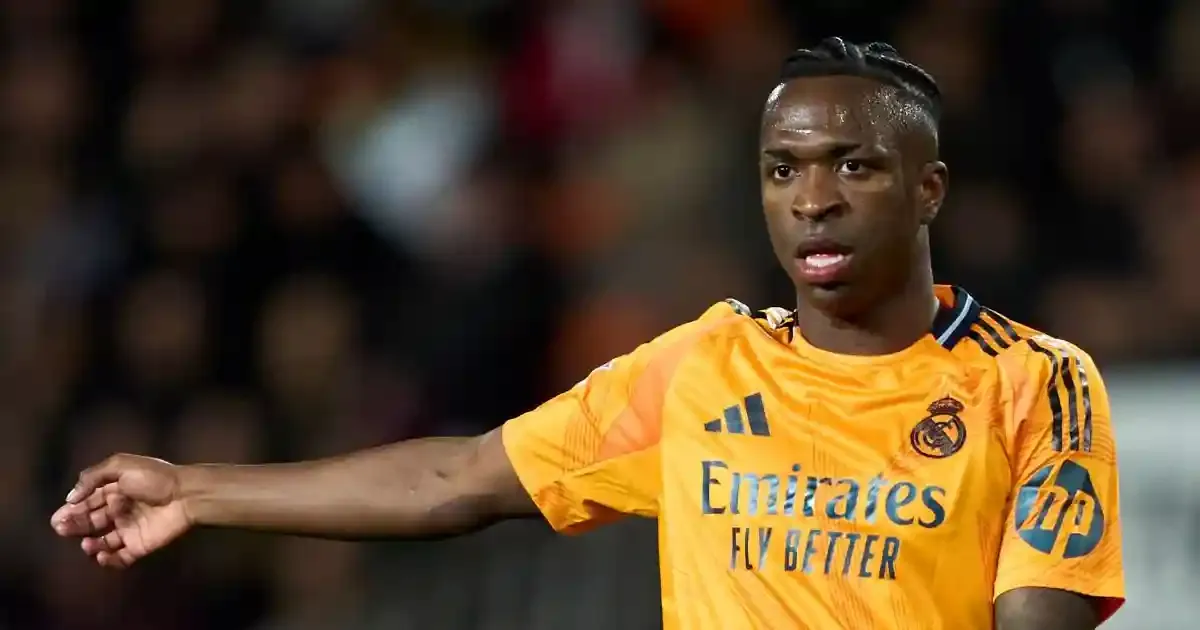 vinicius jr handed two match ban after red card