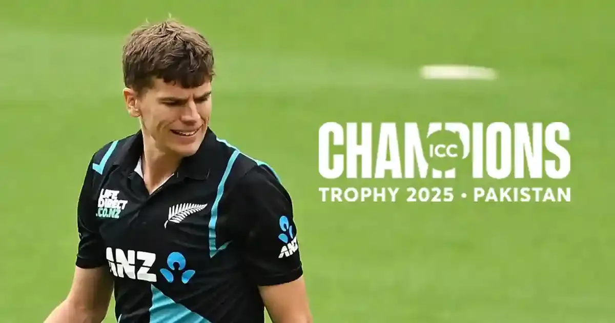 ben sears ruled out of icc men s champions trophy 2025 jacob duffy called in as replacement