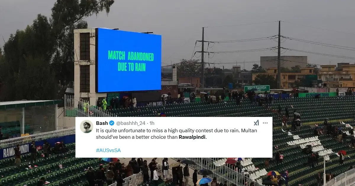 fans lash out at pcb after australia vs south africa champions trophy 2025 clash gets washed out