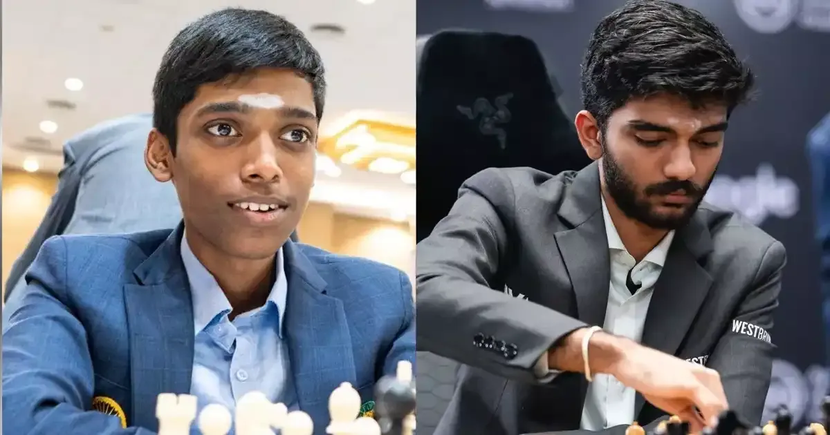 praggnanandhaa dazes world chess champion gukesh in equal endgame emerges victorious in tata steel 2025 chess masters