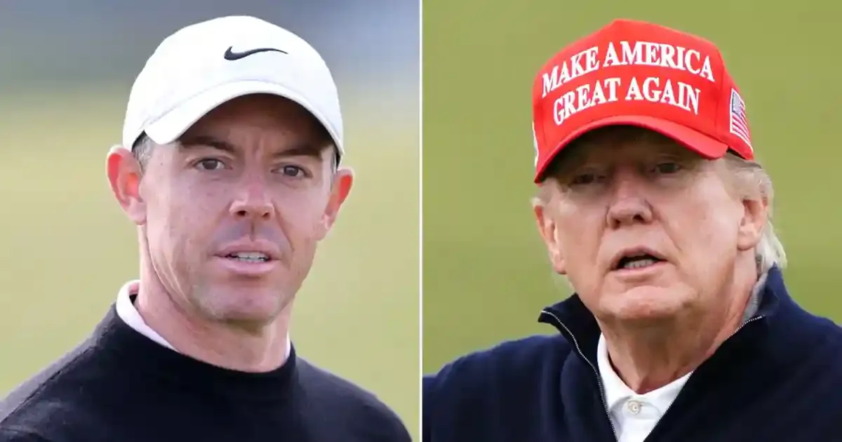 president donald trump will support pga over liv claims rory mcllroy sportstiger