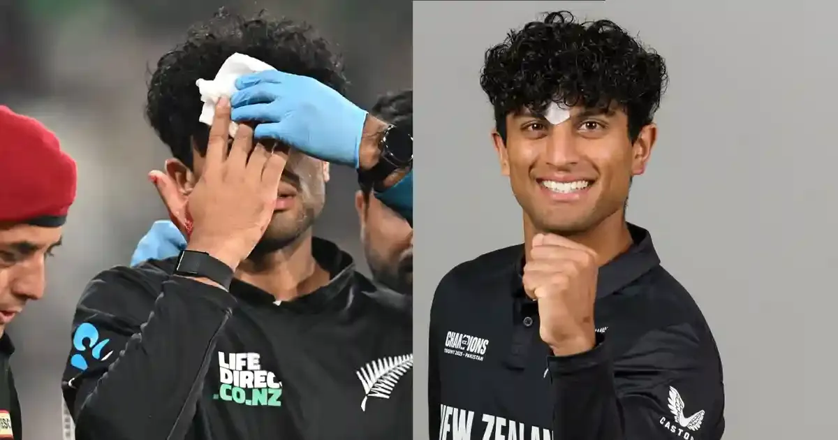 rachin ravindra misses out on playing xi in champions trophy 2025 opener vs pakistan