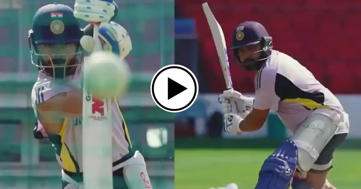 rohit sharma and virat kohli gear up for first odi in nagpur engage in net session