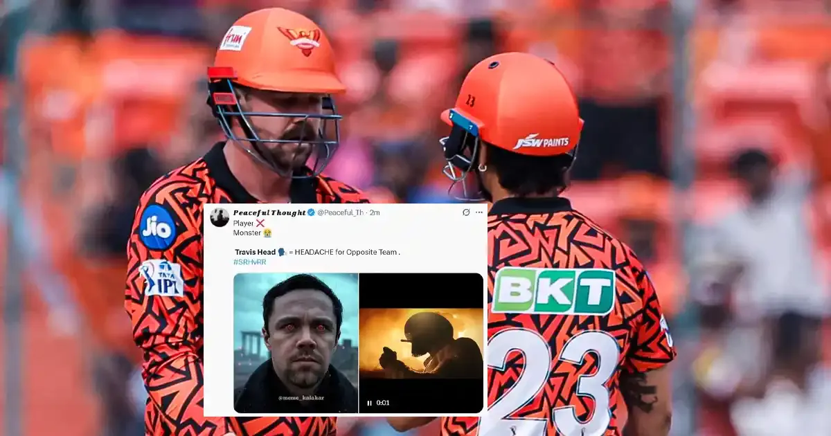 fans flood social media after srh openers thrash rr bowlers in powerplay
