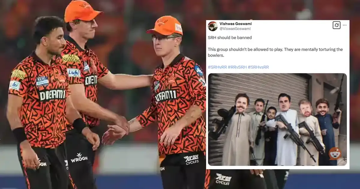 hilarious memes titillate cricket fans after srh s 44 run win against rr in ipl 2025