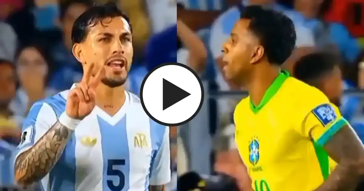 leandro paredes shuts rodrygo s mouth with savage world cup reference