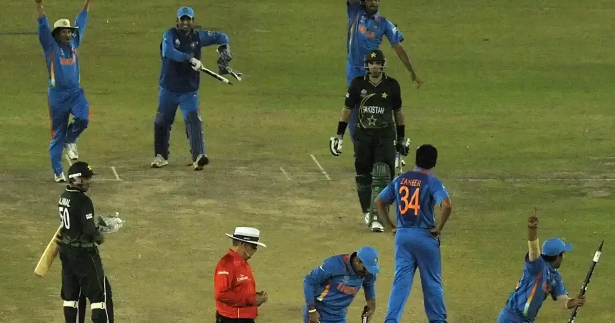 on this day india defeated arch rivals pakistan to enter 2011 world cup final