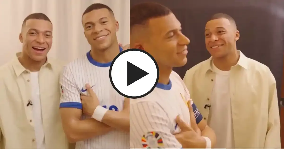 real madrid star kylian mbappe meets his wax doppelganger in madrid