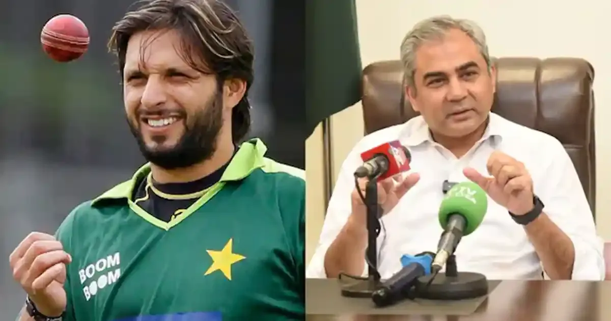 shahid afridi reveals conversation with pcb chairman mohsin naqvi