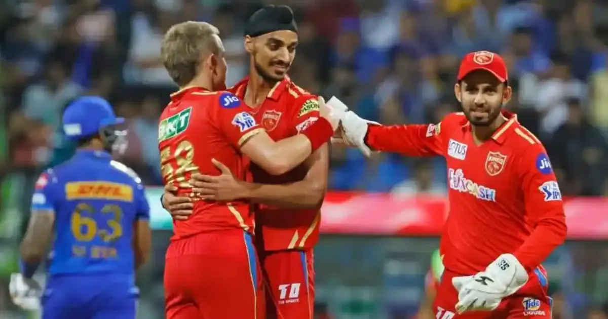 arshdeep singh clinched 4 29 and guided pbks to 13 run win against mi in ipl 2023