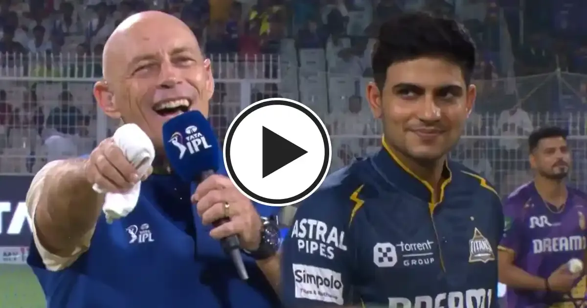 danny morrison drops awkward question to shubman gill latter s reaction goes viral