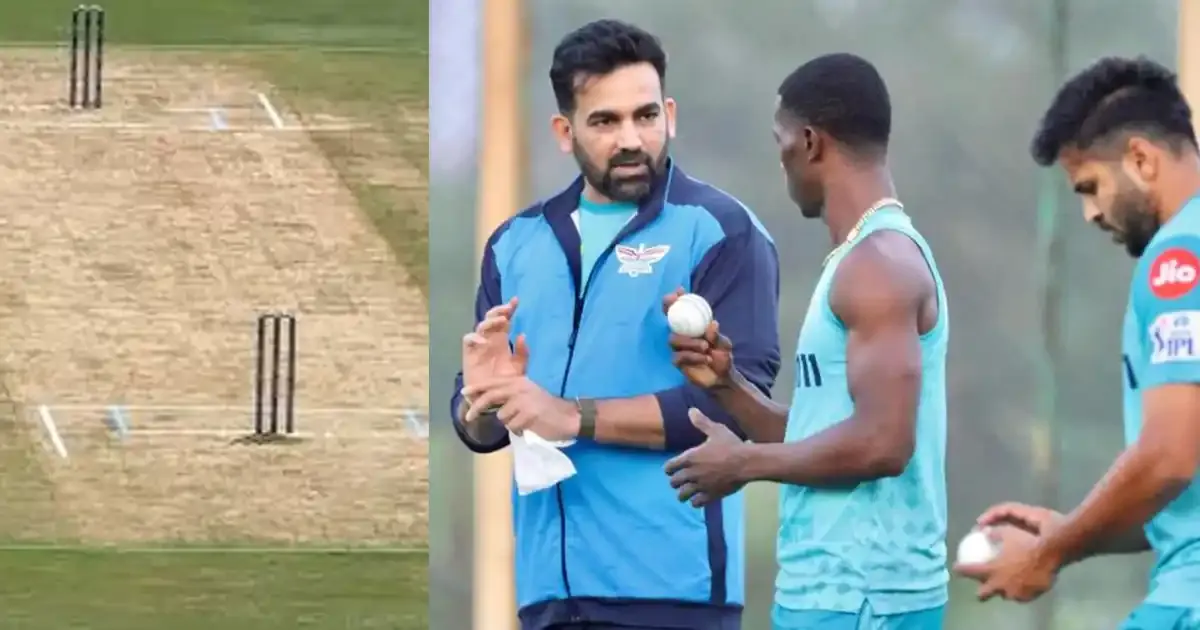 lsg mentor zaheer khan displays ire over lucknow pitch after pbks drubbing in ipl 2025