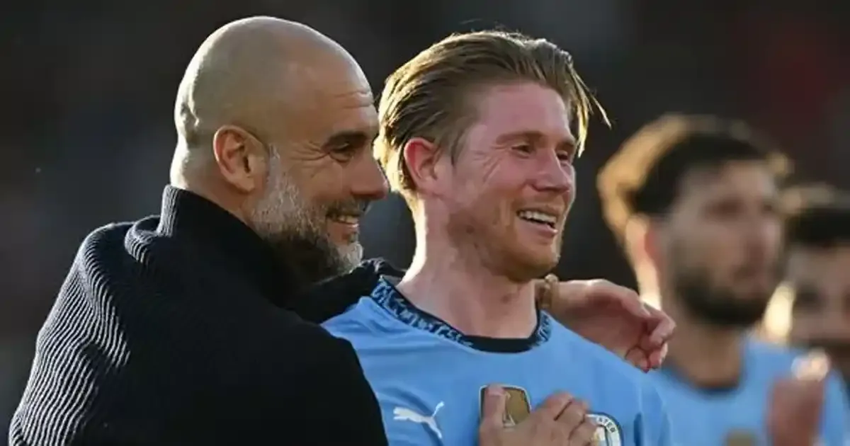 manchester city did not offer a new contract pep guardiola reveals real reason behind kevin de bruyne s decision to leave man city