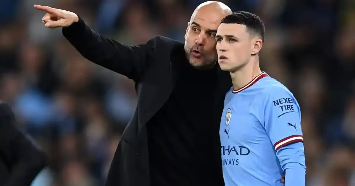 manchester city s manager pep guardiola slams section of fans after chants against phil foden s mother