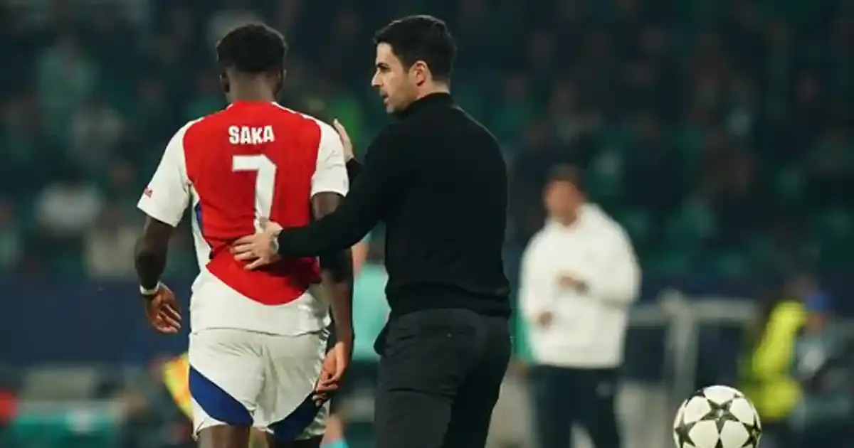 mikel arteta issues update on bukayo saka s injury scare