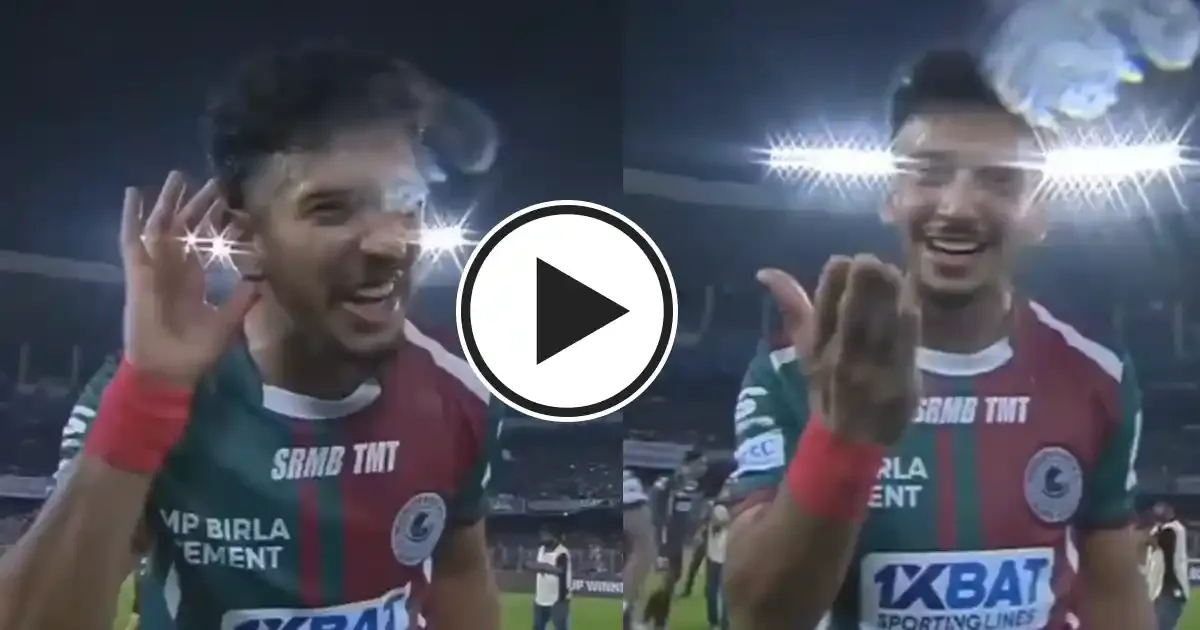 sahal abdul samad silences trolls after securing isl title with mohun bagan