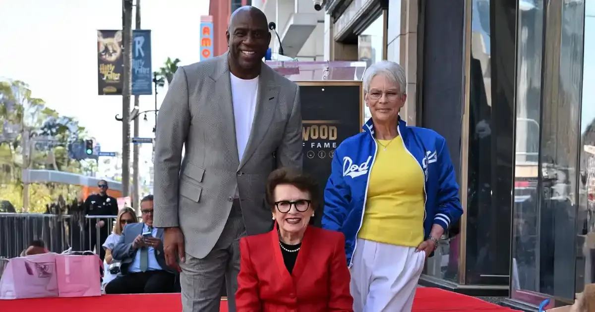 tennis legend billie jean king receives star on hollywood walk of fame