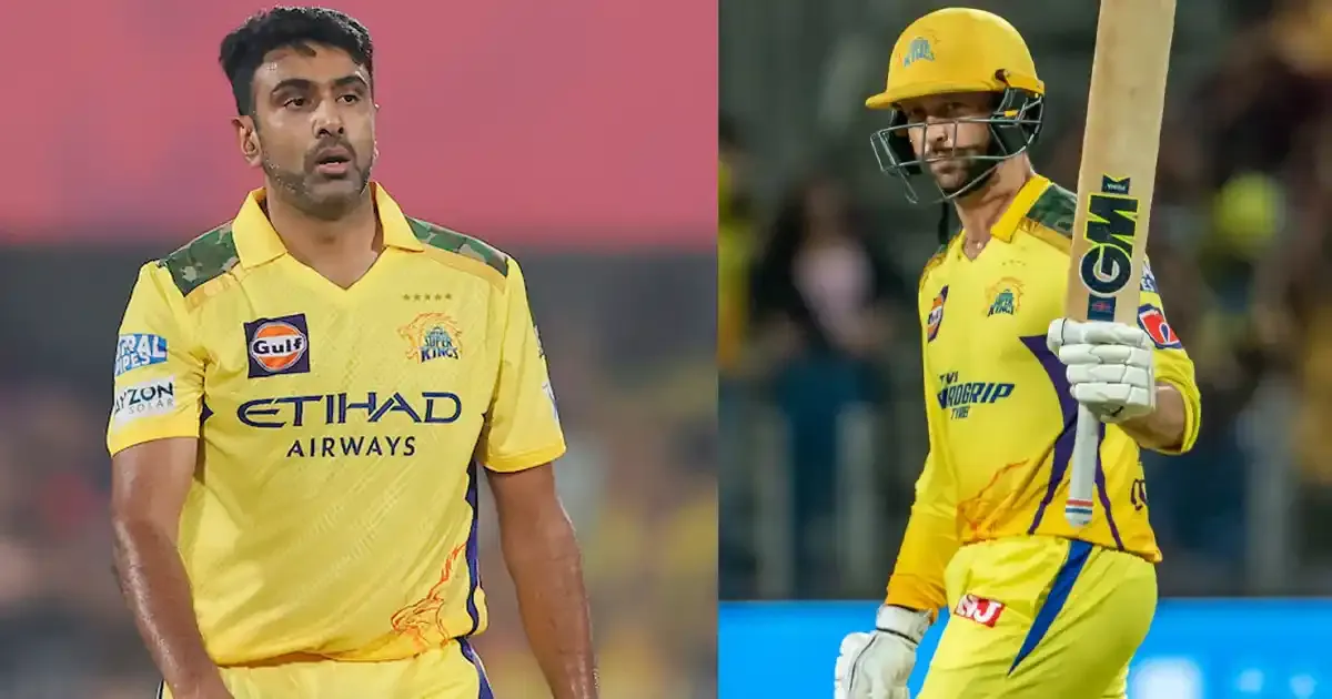why is r ashwin and devon conway not playing in chennai super kings ipl 2025 match against lucknow super giants