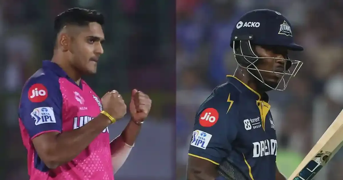 why is sherfane rutherford and tushar deshpande not playing in rr vs gt ipl 2025