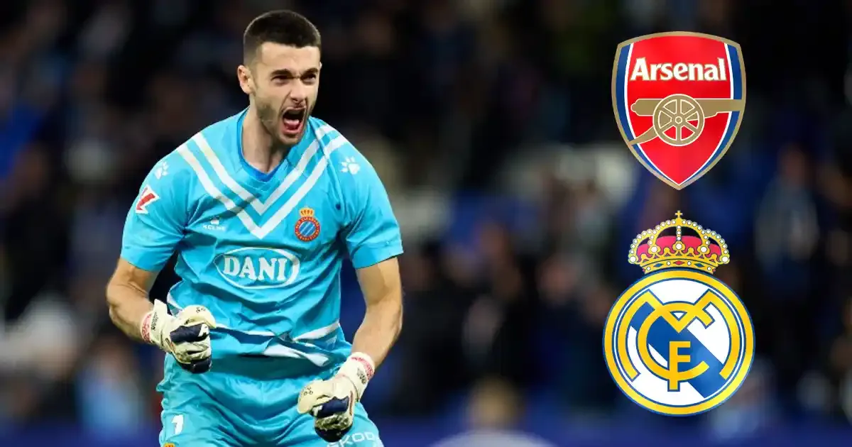 arsenal and real madrid among race with other top clubs interested in signing 23 year old gk joan garcia