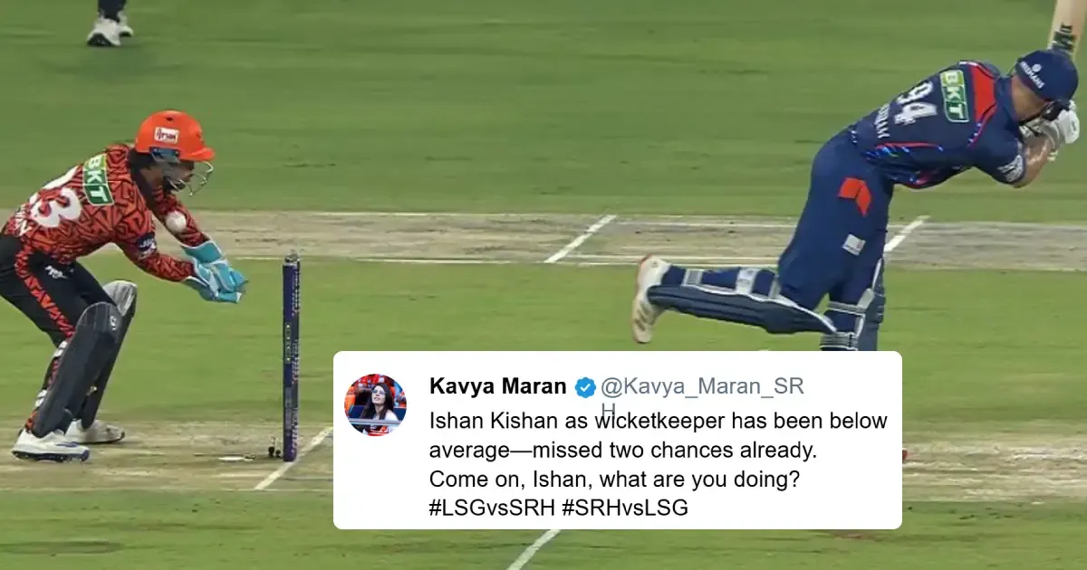 below average as wicketkeeper fans slam ishan kishan for drop catch and missed stumping for srh vs