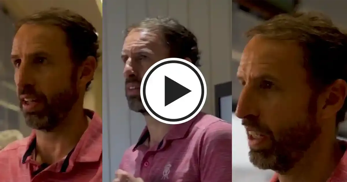 former england football manager gareth southgate spotted relishes kkr vs rr ipl 2025 match