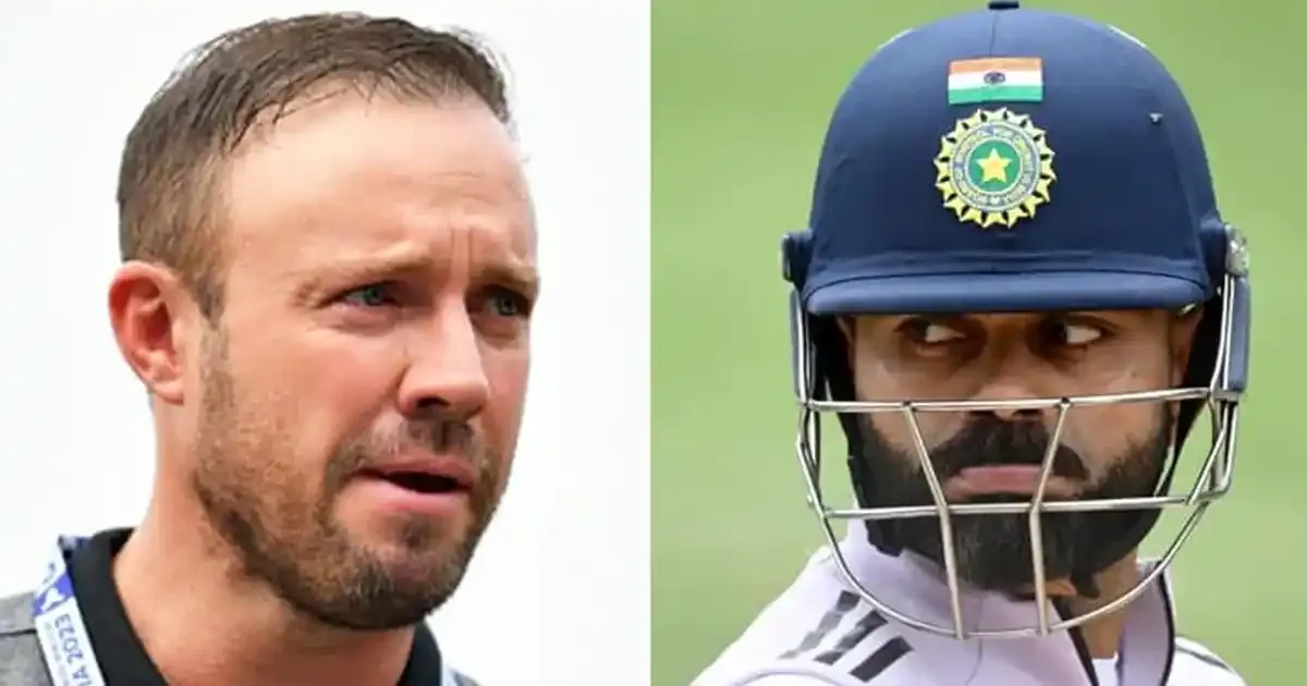 former south africa captain ab de villiers reacts to virat kohli s test retirement