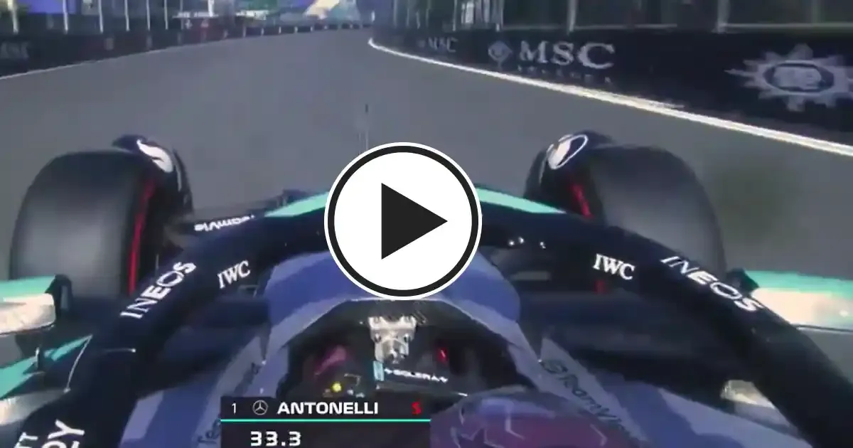 kimi antonelli becomes youngest driver to take f1 pole position for miami grand prix sprint race