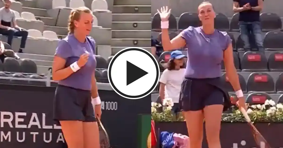 petra kvitova wins first match after birth of first child at italian open