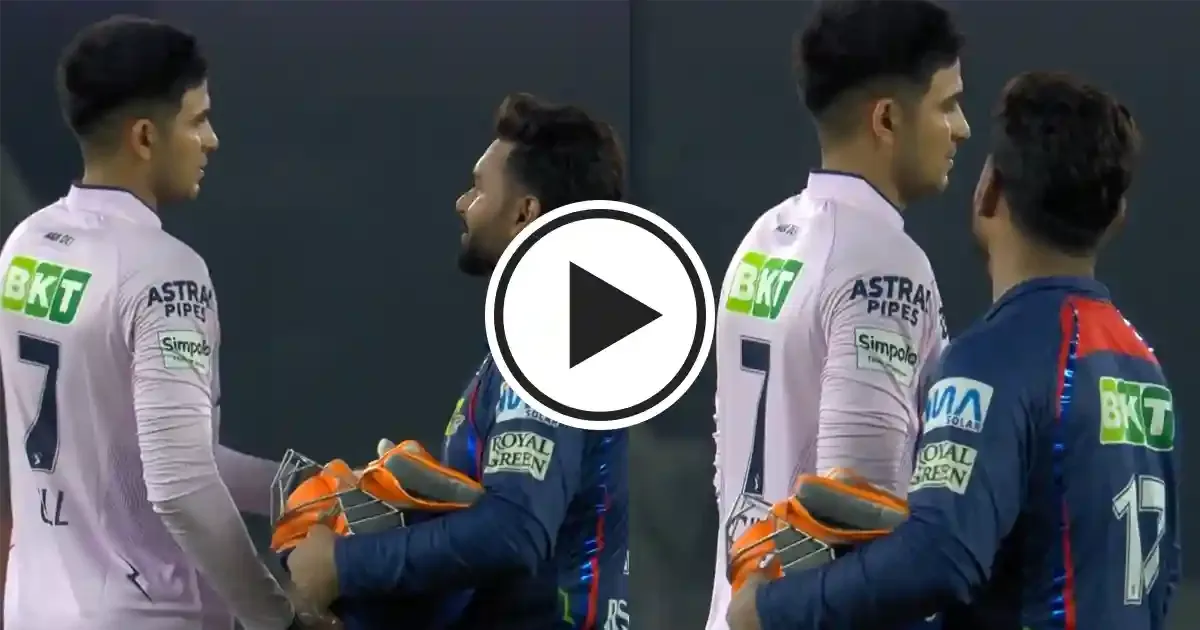 shubman gill s handshake with rishabh pant grabs attention following gt vs lsg game sportstiger