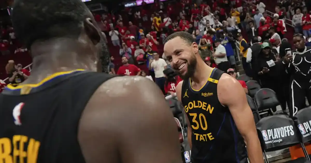 stephen curry and buddy hield guide golden state warriors to victory against houston rockets in game7