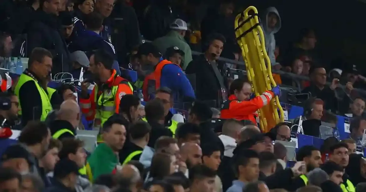 fan dies after fall fan dies after falling from the second tier during the uefa nations league final on sunday sportstiger