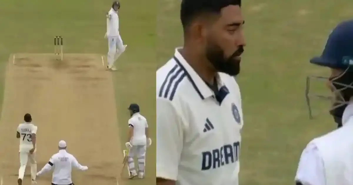 mohammed siraj collides with england openers over time wasting drama in headingley test sportstiger