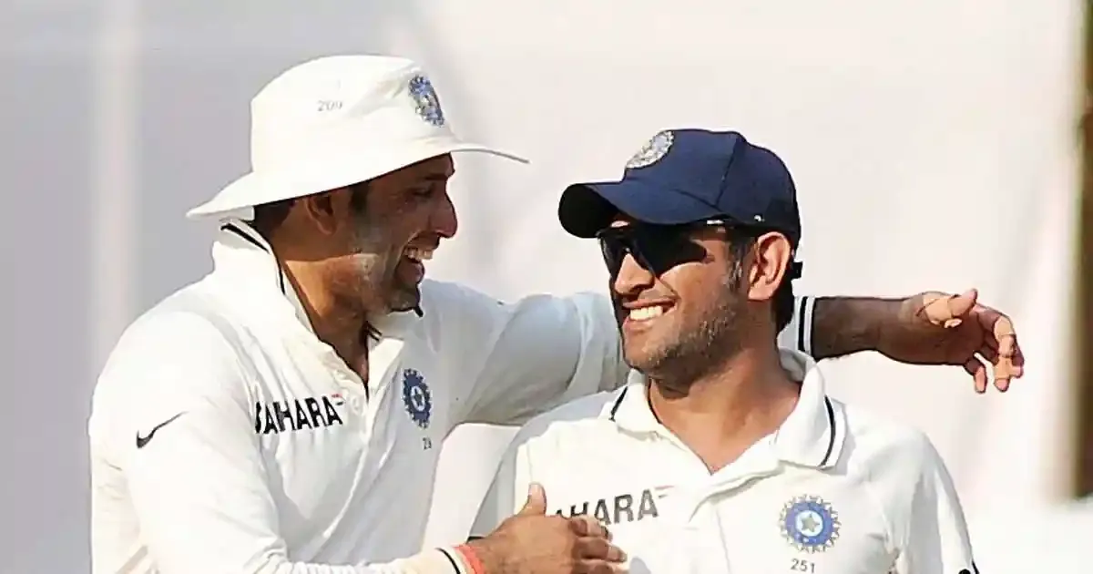 ms dhoni vvs laxman test