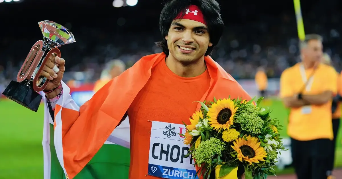 neeraj chopra wins paris diamond league 2025