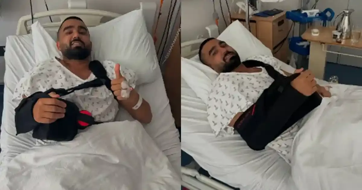 rahul tewatia posts pictures of his shoulder surgery in london following ipl 2025 sportstiger