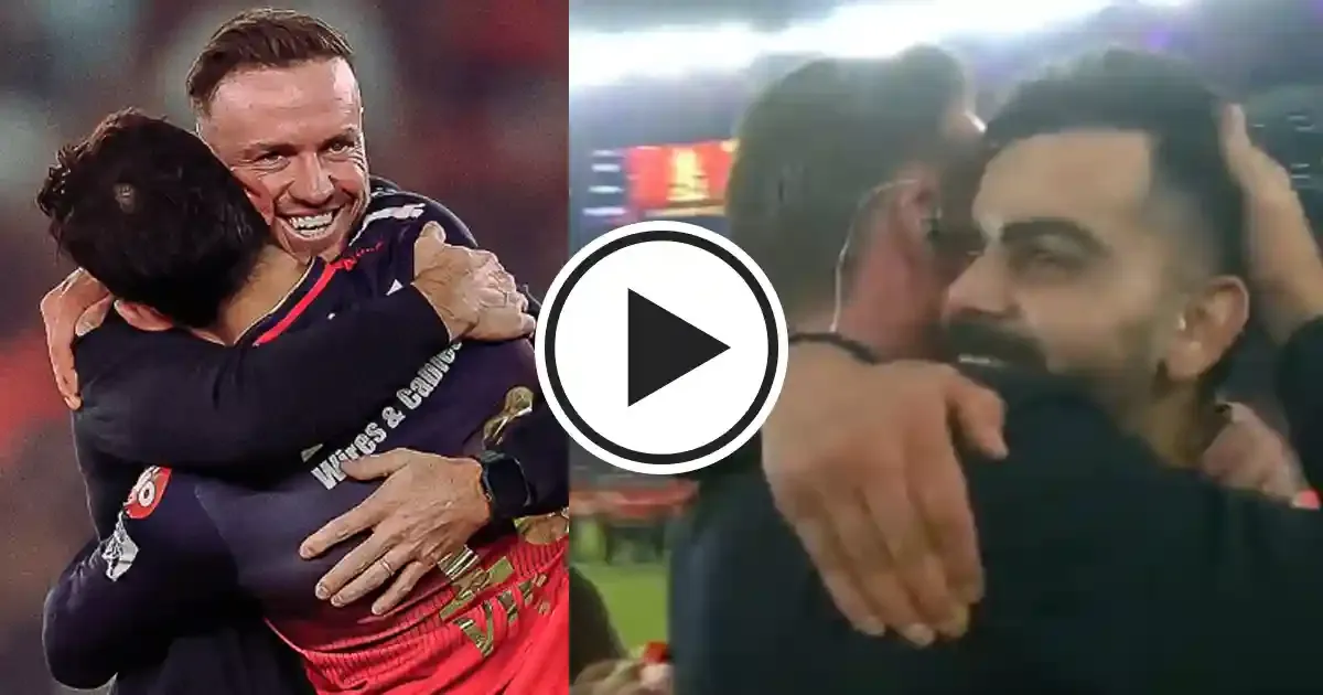 virat kohli ab de villiers hug each other as rcb win their maiden ipl 2025 title sportstiger