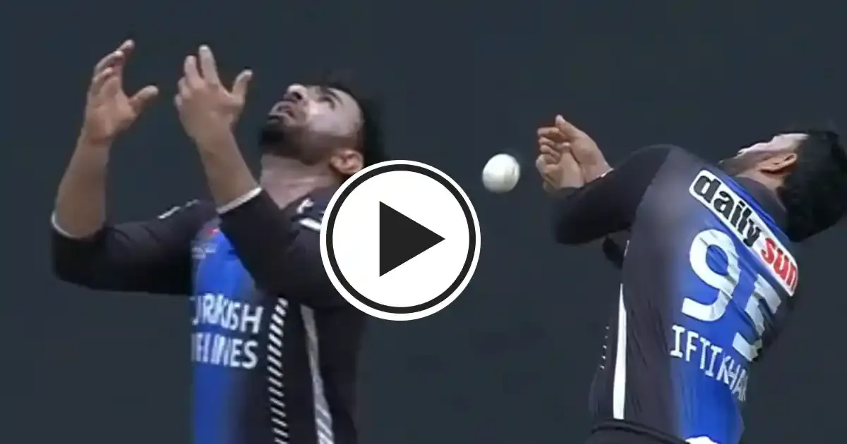 iftikhar ahmed s catch drop gets sarcastic dig by commentators and funny reactions on social media
