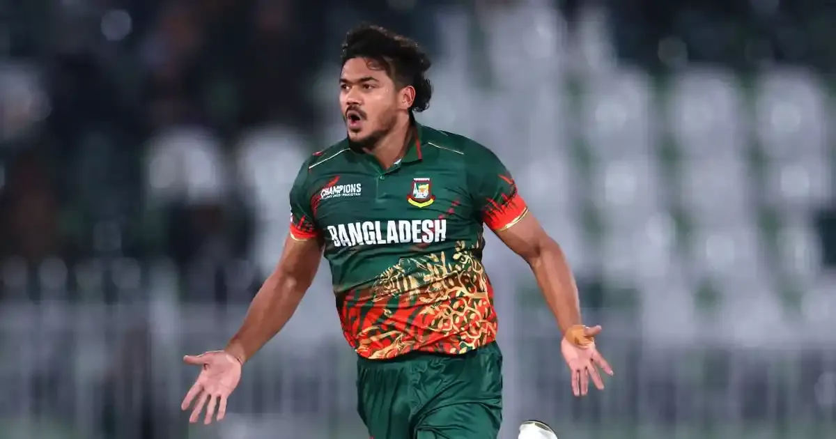 taskin ahmed to become sole bangladesh cricketer to get a central contract