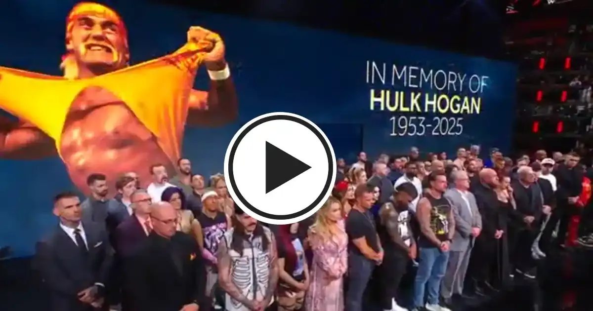 wwe pays another tribute to late hulk hogan on monday night raw