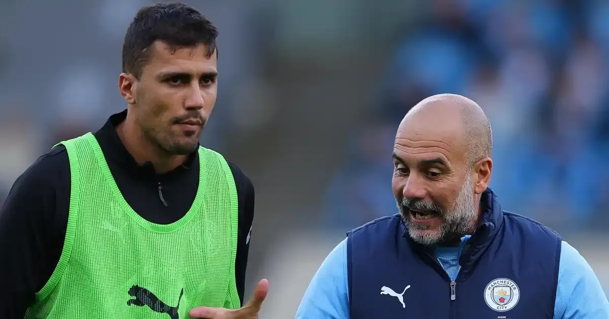 rodri suffers injury setback to miss football till september says pep guardiola