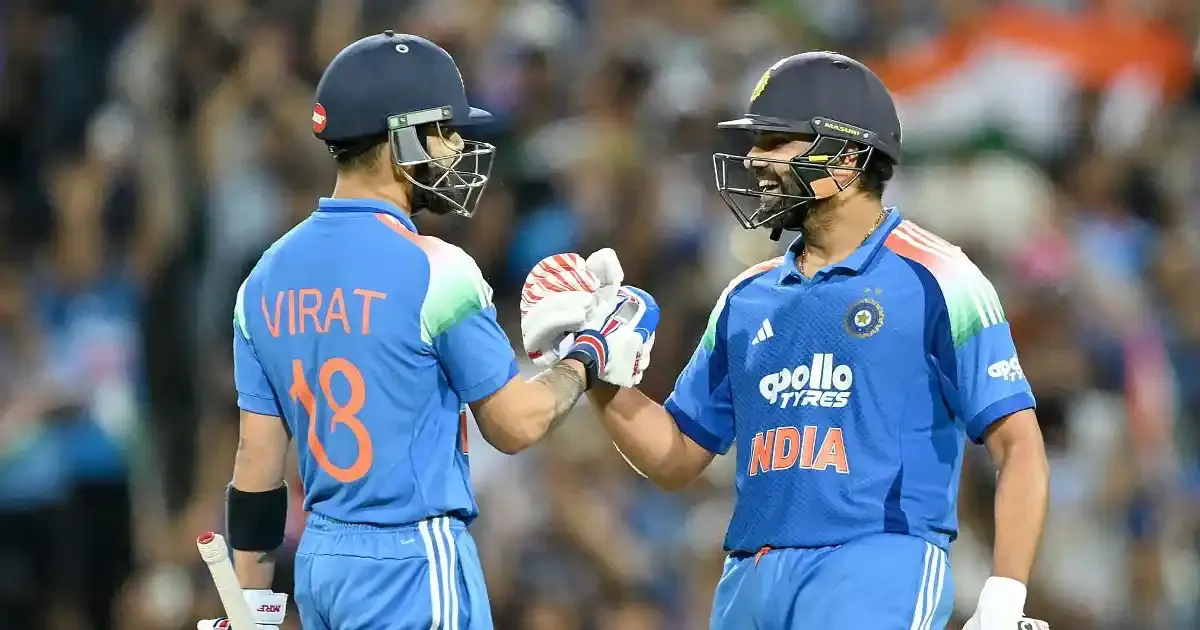 virat kohli and rohit sharma share unbeaten 168 run stand to help india win third odi sportstiger