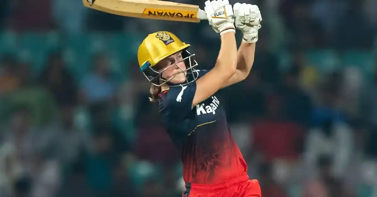 rcb star ellyse perry becomes leading run getter in wpl history become first batter to cross 800 runs