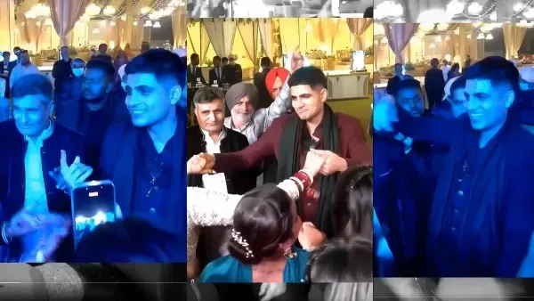 shubman gill dance at arjun tendulkar wedding