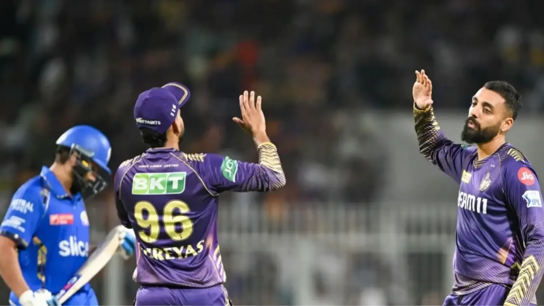 mi vs kkr playing 11