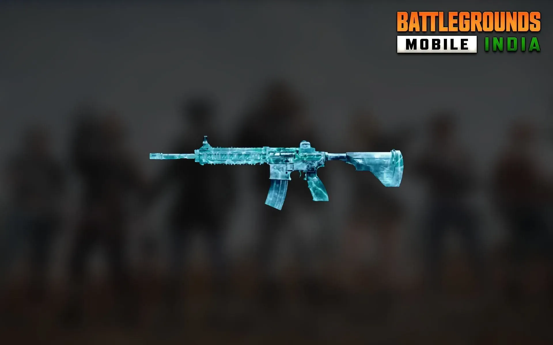 bgmi m416 glacier skin